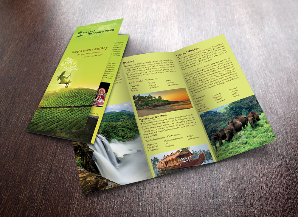 Brochure Design :: Kerala Mart Tours